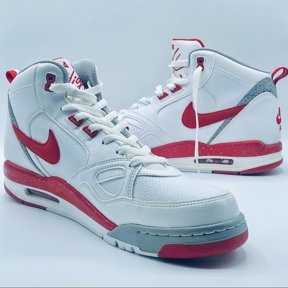 Nike Flight ’13 Mid – White – University Red